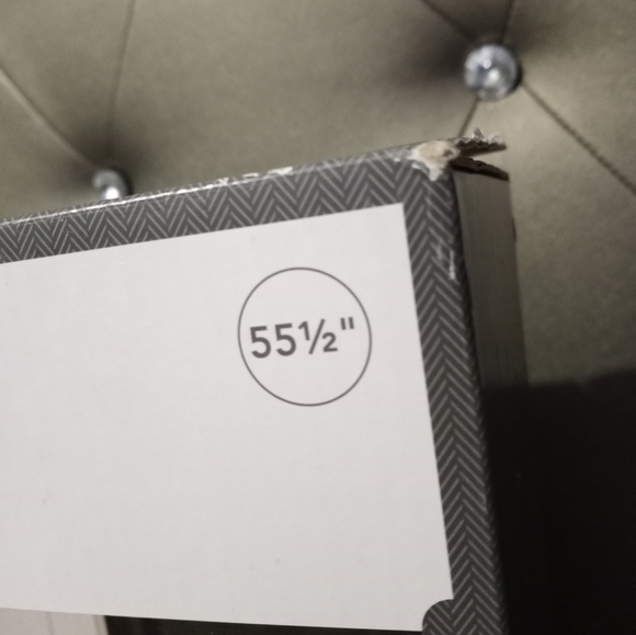 New Threshold Brown Loveseat 55.5 Cover Weather Resistant - Picture 3 of 4